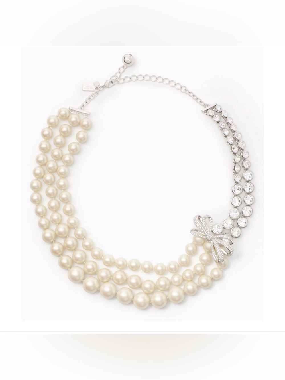 KATE SPADE Pearly Glow statement necklace - Picture 3 of 9